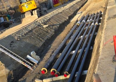 réseau thermique et chauffage à distance près de Lausanne Suisse