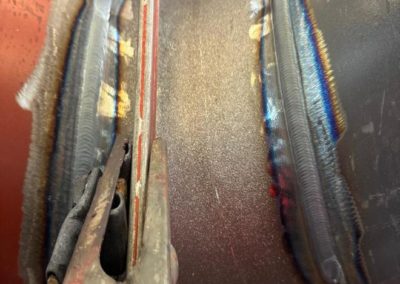 soudure sur conduite à distance pour la gare de la chaux de fonds